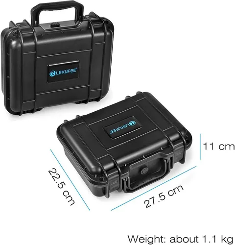 Vista 4 de LEKUFEE Funda rígida impermeable portátil compatible con DJI Mavic Mini SE o DJI Mavic Mini 1 y más accesorios Mavic Mini【Solo funda, no es