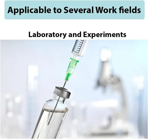 Vista 8 de Generic 100 agujas desechables de calibre 23 de 1.5 pulgadas, agujas desechables para inyecciones, jeringas, adecuadas para laboratorios