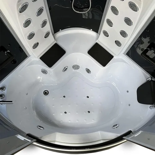 Vista 6 de Bañera Hidromasaje y Ducha Hidroterapia MONTECARLO 59.05" y Calentador Bañera de hidromasaje