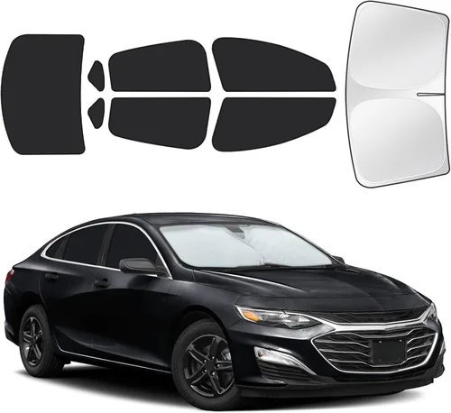 Vista 23 de Parasoles para ventanas de auto para bebé, 4 unidades de 20 x 12 pulgadas, adherencia estática, cubiertas para ventanas laterales, frontales