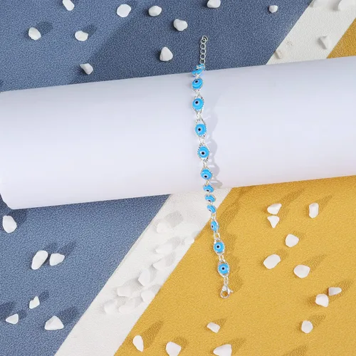 Vista 7 de Long tiantian Pulsera de cadena de mano, pulsera de anillo de cadena de mano, pulseras de oro para mujer, regalos de plata, cadena de mano de plata