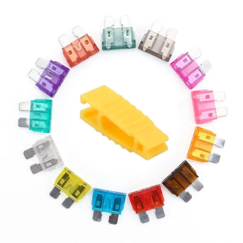 Vista 8 de Baomain ATC-4 Fusibles de cuchilla ATO/ATC 4 Amp de acción rápida automotriz - Paquete de 25