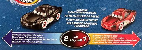 Vista 2 de Disney Pixar Cars Cambiadores de color Cruisin' Lightning McQueen