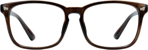 Vista 15 de TIJN - Gafas de bloqueo de luz azul - Armazón cuadrado de anteojos para estudiosos - Gafas de juego de computadora Anti Blue Ray
