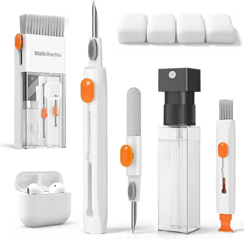 Kit Limpiador para AirPod Pro 20 en 1 4 3 2 1 - Herramienta de Limpieza Multifunción para Auriculares, Teléfono, Laptop, Teclado, Pantalla - Punta