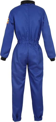 Vista 3 de Disfraz de astronauta para adulto, para mujer, traje completo de Zhitunemi