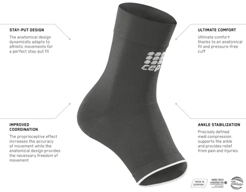 Vista 6 de CEP Manga de tobillo ortho, negrogris, unisex V