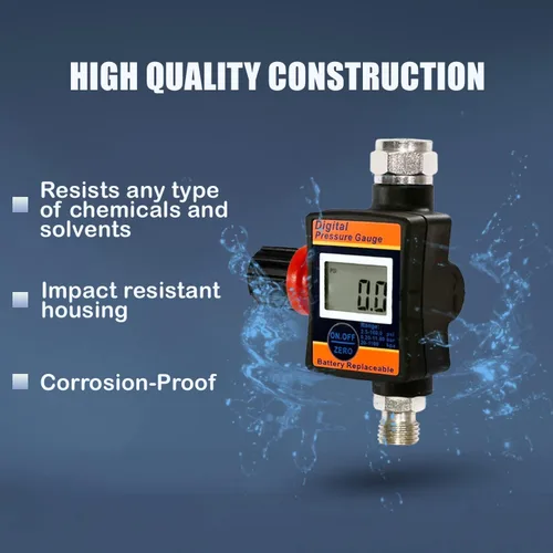 Vista 6 de LE LEMATEC Secador de compresor de aire desecante (ZN312-D-C1), regulador de aire digital DAR03B y paquete de accesorios