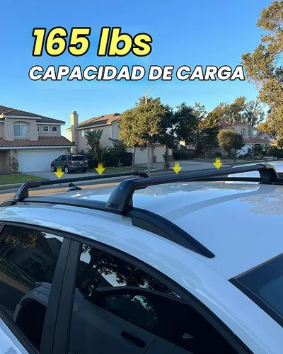 Vista 7 de Barras Transversales de Techo Compatibles con Buick Encore 2013 2014 2015 2016 2017 2018 2019 2020 2021 2022 Portaequipajes con Barras Transversales