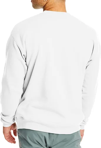 Vista 2 de Hanes Sudadera EcoSmart con capucha para hombre, de forro polar, de peso medio, sudadera con capucha para hombre