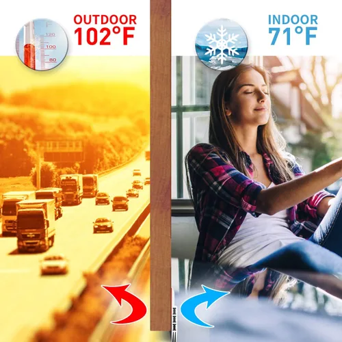 Vista 3 de Holikme Door Draft Stopper Under Door Draft Blocker Insulator Door Sweep Weather Stripping Noise Stopper Strong Adhesive 39 Length Black