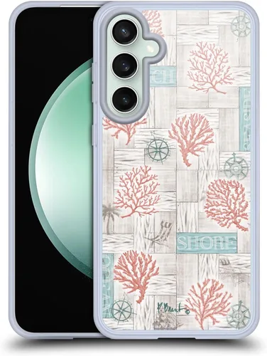 Vista 12 de Head Case Designs Funda de gel suave con licencia oficial de Paul Brent Agate Mermaid Coastal compatible con Samsung Galaxy S23 FE 5G
