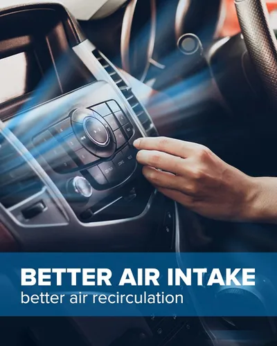 Vista 5 de PHILTOP Filtro de aire de cabina, reemplazo para CF9846A, Prius 2001-2009, Sienna LE 2004-2009, 4Runner 2003-2009, filtro de cabina Premium ACF016