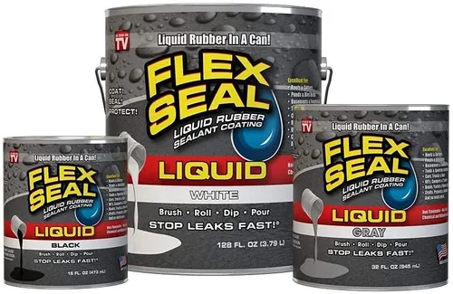 Vista 7 de Líquido de sellado Flex Seal grande, 16 oz, negro, LFSCLRR16
