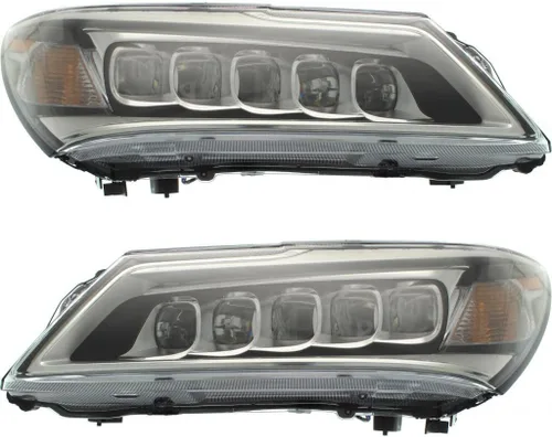 Vista 6 de Para Acura MDX Faro Asamblea 2014 2015 2016 lado del conductor LED CAPA para AC2502125 33150-TZ5-A01