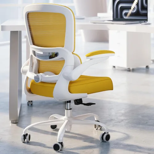 Vista 20 de TRALT Silla de oficina – Silla de escritorio ergonómica con soporte lumbar ajustable, silla de computadora de malla, sillas ejecutivas para oficina