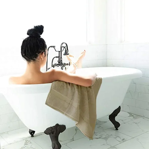 Vista 5 de Salbakos - Juego de toallas de baño de lujo para hotel y spa