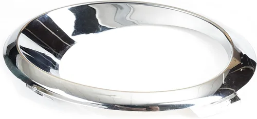 Vista 4 de BXZ Parachoques delantero antiniebla lámpara bisel Trim cromo cubierta izquierda izquierda izquierda conductor pasajero par para 2013 2014 2015 2016