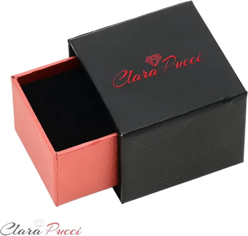 Vista 3 de Clara Pucci Solitario de 3 piedras de corte trillón de esmeralda de 2.97 quilates con acento impecable de ónix negro natural VVS1 Anillo moderno