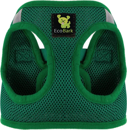 Vista 52 de EcoBark - Arnés ecológico reflectante de malla para cachorros y perros de razas pequeñas, pechera suave, ajustable, acolchada y fácil de poner