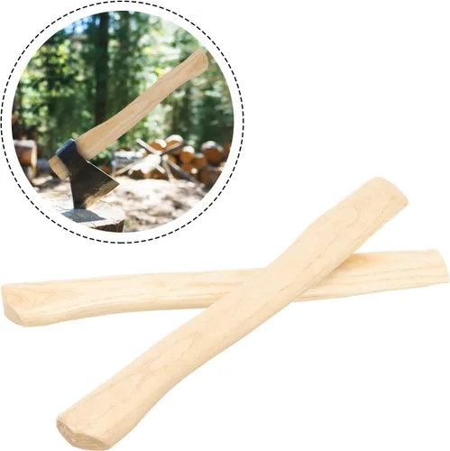 Vista 6 de Angoily 10 piezas de repuesto de mango de madera mango de repuesto para hachas, mango de campamento, mango de campamento