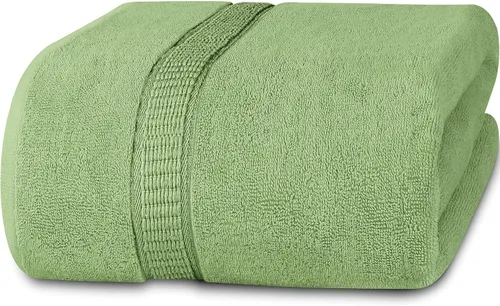 Vista 21 de Utopia Towels - Lujosa toalla de baño jumbo, 2 unidades - 600 g/m², 100% algodón hilado en anillo, toalla extragrande altamente absorbente
