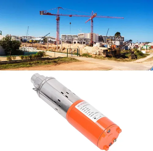 Vista 2 de Bomba de pozo sumergible Bomba de pozo solar Bomba Sumergible De Pozo Profundo Dc Bomba de Pozo Profundo, DC Bomba Solar Motor de Cobre Pozo