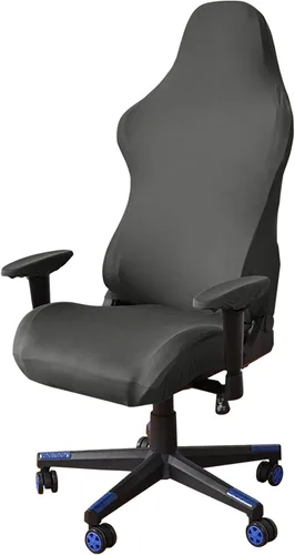 Vista 14 de Fundas para sillas de juegos con fundas para reposabrazos, protector elástico para silla de escritorio de computadora de oficina, tela de poliéster
