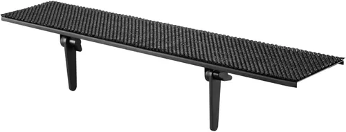 Bracwiser Estante superior de TV sin taladros de 24 pulgadas de ancho, soporte de montaje superior para altavoces, receptor AV, caja multimedia,