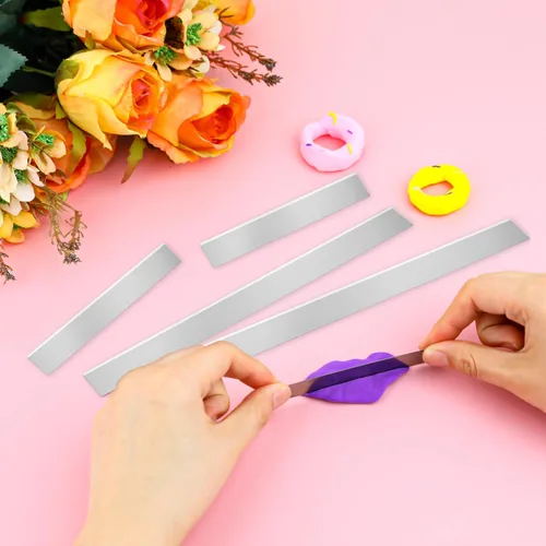 Vista 6 de 6 cortadores de arcilla polimérica flexibles, cortadores de arcilla, cuchillo de arcilla de polímero, juego de cuchillas de arcilla polimérica