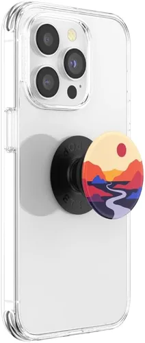 Vista 2 de PopSockets Agarre adhesivo para teléfono, soporte, soporte para teléfono, naturaleza - Desert Dreams