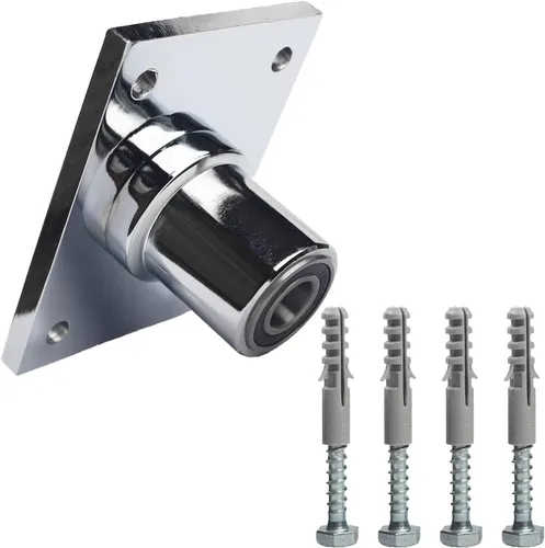 PRIOR FITNESS Pole Dance - Placa fija para el hogar, accesorio de instalación de techo más seguro y estable, placa superior perforada para un