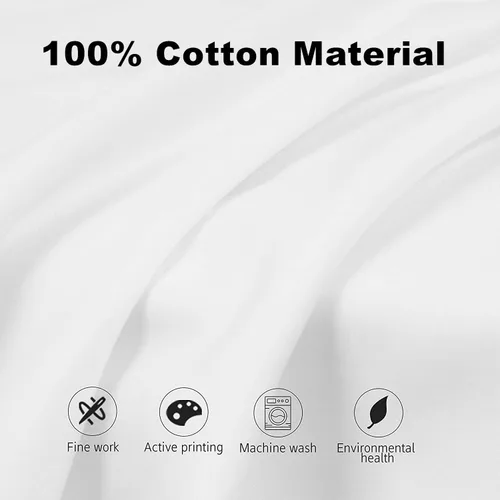 Vista 3 de Juego de sábanas tamaño Queen, colección de 3 piezas, sábanas y fundas de almohada - Lujo de hotel, 100% algodón extra suave, sábanas refrescantes