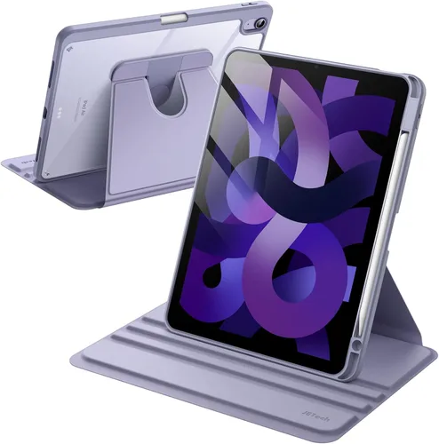 Vista 10 de JETech - Funda giratoria para iPad Air de 11 pulgadas M3/M2 (2025/2024), iPad Air 5/4 (2022/2020 5ª/4ª generación de 10.9 pulgadas), funda