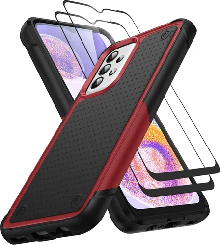 Vista 48 de Jeylly Funda para Samsung Galaxy A23, Galaxy A13 4G/5G/A23 5G/A04/A04s Funda de absorción de golpes híbrida TPU antiarañazos resistente cubierta