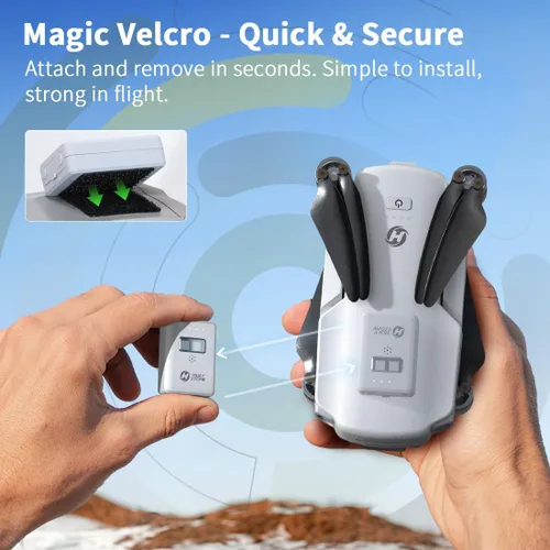 Vista 12 de Holy Stone Módulo de transmisión de identificación remota compatible con la FAA piezas de repuesto para drones GPS con cámara para adultos 4K