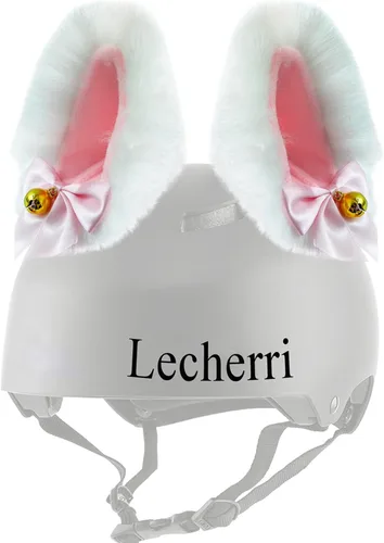 Vista 12 de Orejas de gato para casco, orejas de zorro con campana, accesorios para casco de campana, 2 unidades, diseño reutilizable (casco no incluido)