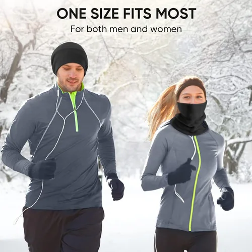 Vista 5 de TICONN Polaina para el cuello, bufanda, transpirable, resistente al sol y al viento, para esquí, pesca, senderismo, ciclismo