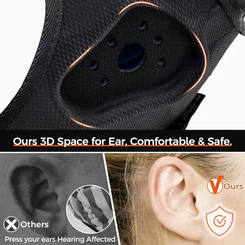 Vista 8 de COOLOMG Casco de Carcasa Suave para Flag Football Casco de Rugby 7v7 Gorra Scrum Protector de Cabeza Acolchado para Fútbol Ajustable para Jóvenes