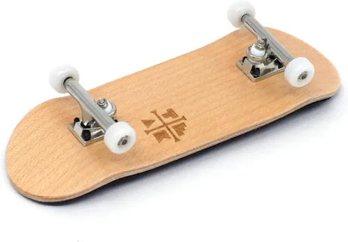 Vista 2 de Teak Tuning Diapasón Pro Completo de 32mm - Totalmente Ensamblado con Componentes de Nivel Pro - Tabla de Madera con Forma Pro (32x97mm), Ruedas