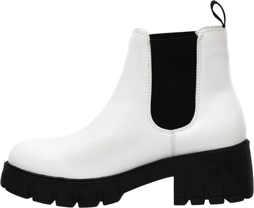 Vista 4 de CUSHIONAIRE Sasha - Botas Chelsea sin cordones para mujer espuma viscoelástica Negro