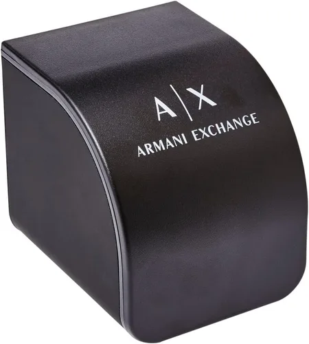Vista 6 de AX ARMANI EXCHANGE Reloj de acero inoxidable plateado de tres manecillas para mujer (Modelo AX5215), plateado Glitz