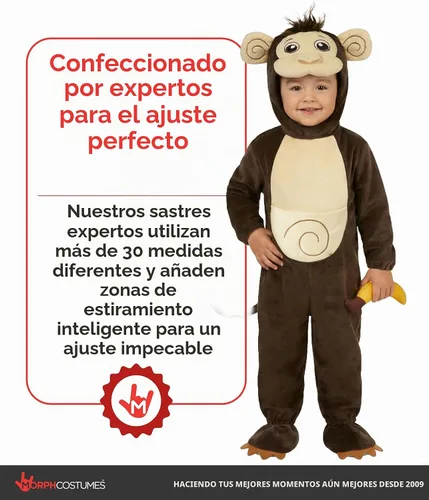 Vista 7 de Morph, Disfraz de mono para niños, disfraz de mono, disfraces de Halloween