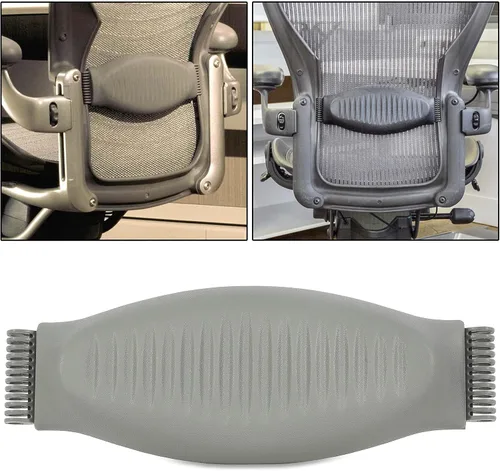 Vista 3 de ECOTRIC Soporte lumbar compatible con Herman Miller Classic Aeron Negro