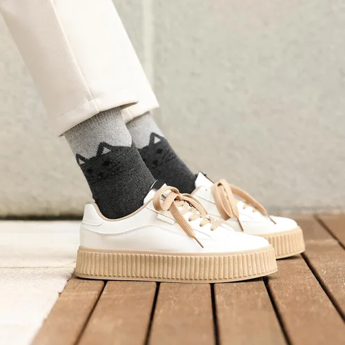 Vista 8 de Wool Socks for Women - Womens Wool Socks Winter Warm Wool Socks Men Cozy Knit Socks Boots Socks for Women