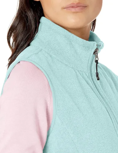 Vista 3 de Tienda Essentials Chaleco de forro de vellón suave, sin mangas, de corte clásico para mujer (disponible en tallas extragrandes)