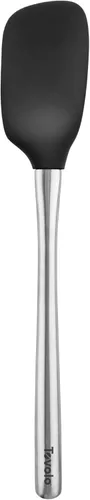 Vista 43 de Tovolo Flex-Core - Espátula con mango de acero inoxidable, cabeza de silicona resistente al calor y libre de BPA, segura para sartenes de hierro