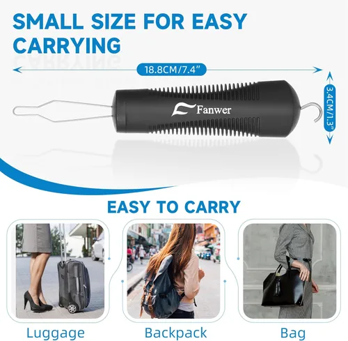 Vista 6 de Fanwer Paquete de 2 ganchos de botón y ayudante de tracción de cremallera, herramienta de asistencia de botón, herramienta de ayuda para vestir