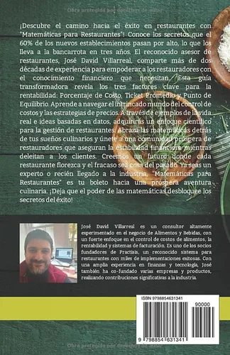 Vista 2 de Matemática para Restaurantes Consigue la rentabilidad de tu negocio con matemática simple (Spanish Edition)