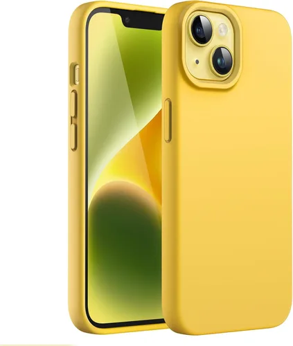 Vista 15 de JETech Funda de Silicona para iPhone 14 de 6.1 Pulgadas, Funda Protectora para Teléfono de Cuerpo Completo con Tacto Sedoso-Suave, Cubierta Negro